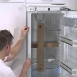 Installation des Kühlschranks