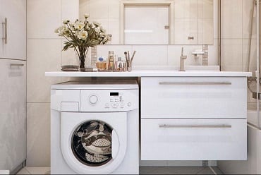 Lavabonun altında bir çamaşır makinesi nasıl seçilir