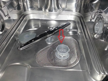 rengjør oppvaskmaskinens filter