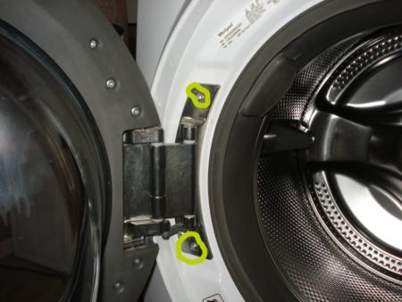Knusing i skjøtene på vaskemaskinen