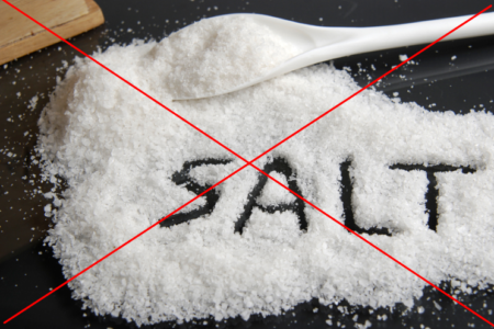 nu folosiți sare obișnuită