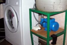 comment connecter une machine à laver sans eau courante