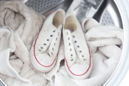 előkészítés a cipők mosásához