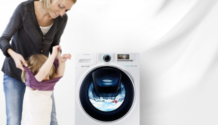 wie man die Waschmaschine entleert